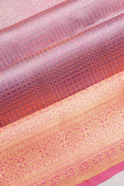 Taranga Kanchi Silk Tissue Brocade Lavender Saree