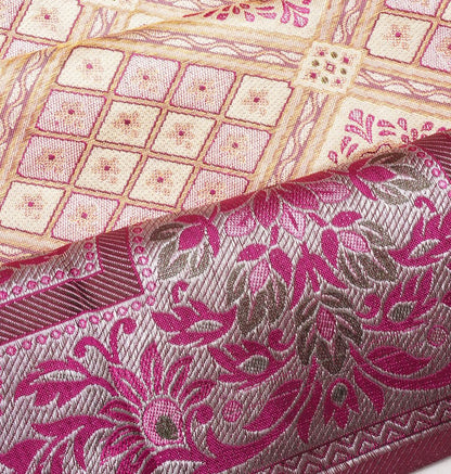Taranga Kanchi Silk Tissue Brocade Gold Saree