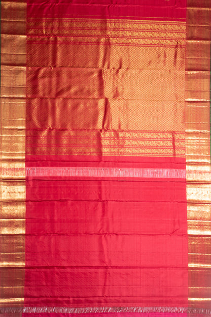 Kanchipuram Silk Butta Red Saree