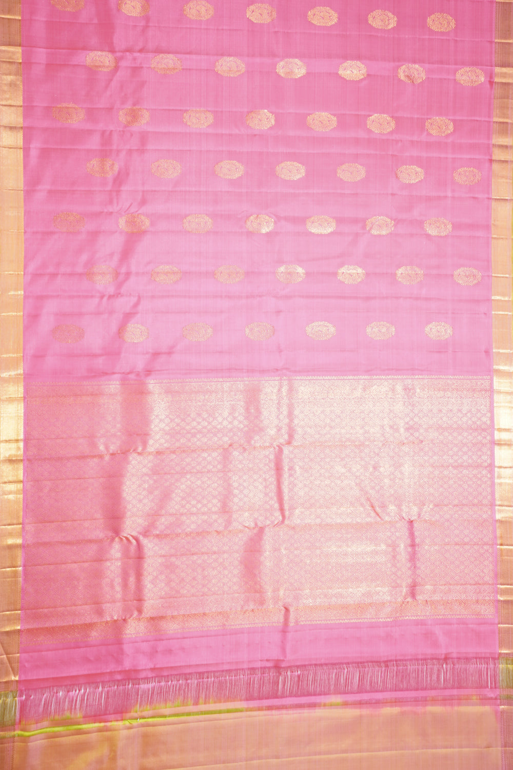 Kanchipuram Silk Butta Pink Saree