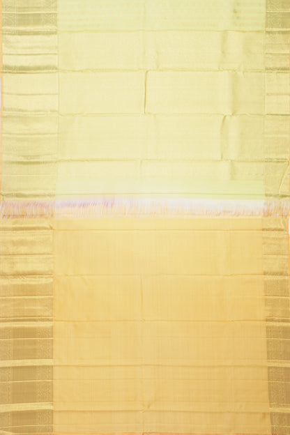 Kanchipuram Silk Butta Pista Green Saree
