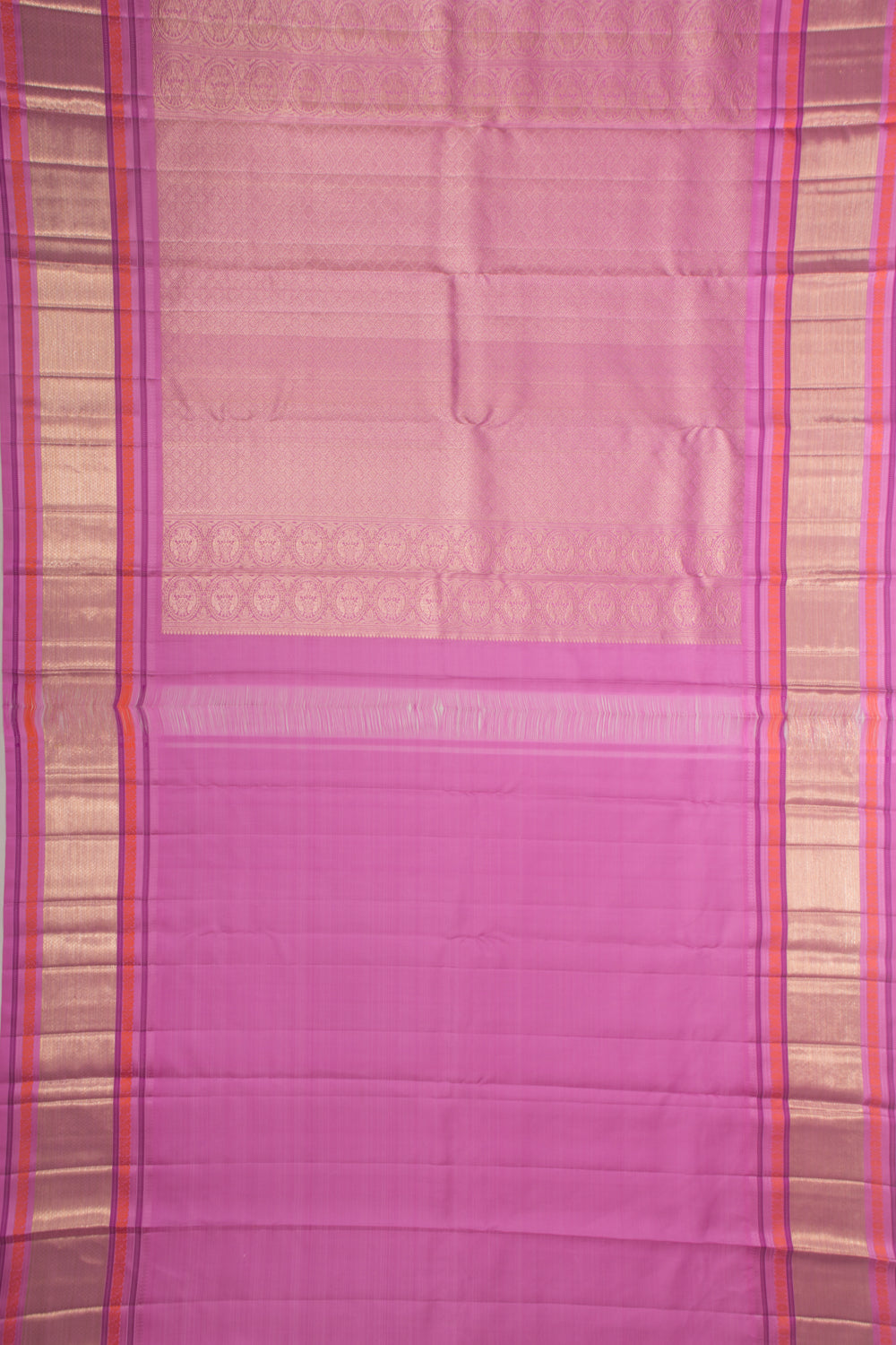 Kanchipuram Silk Brocade Blue Saree
