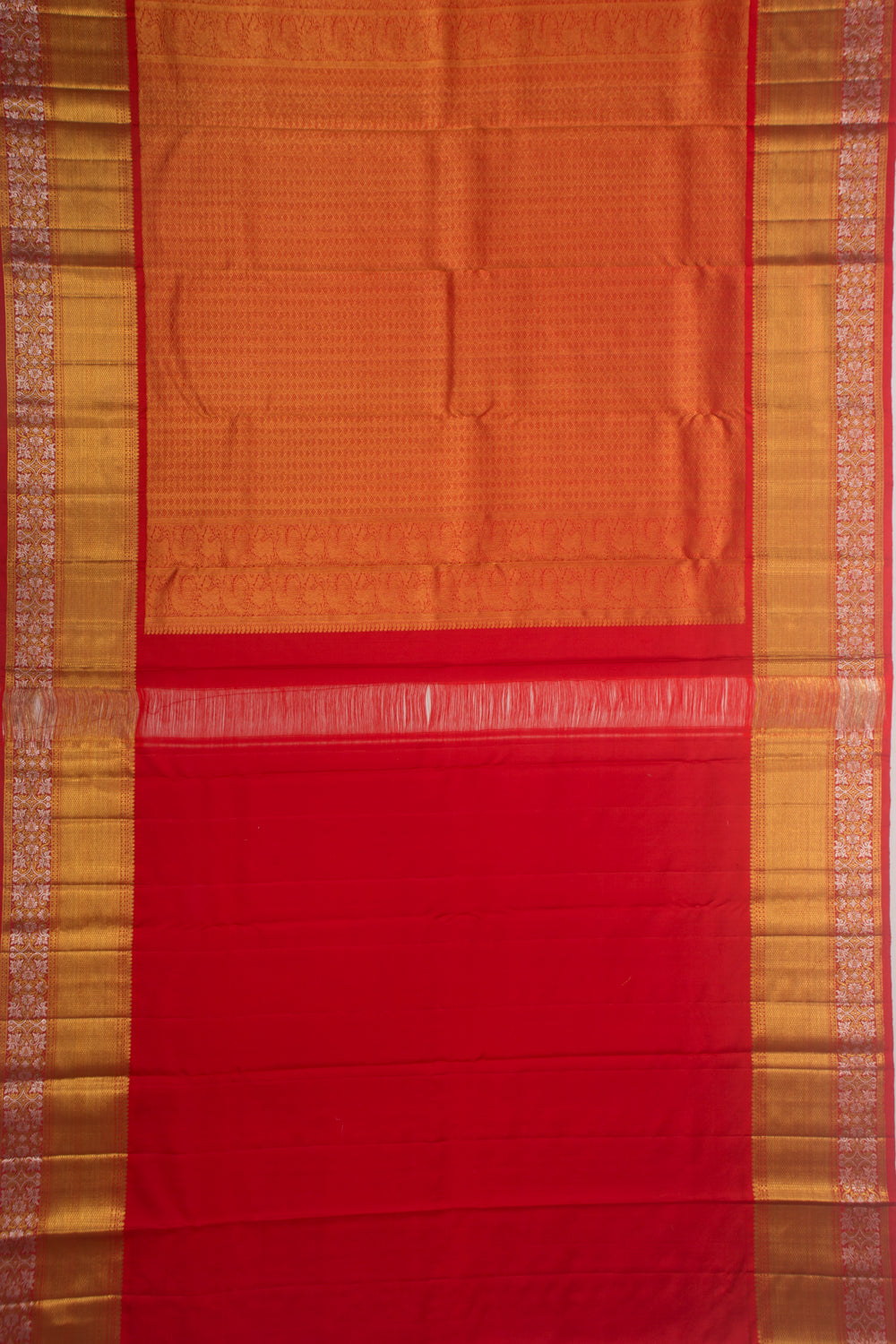 Kanchipuram Silk Brocade Green Saree