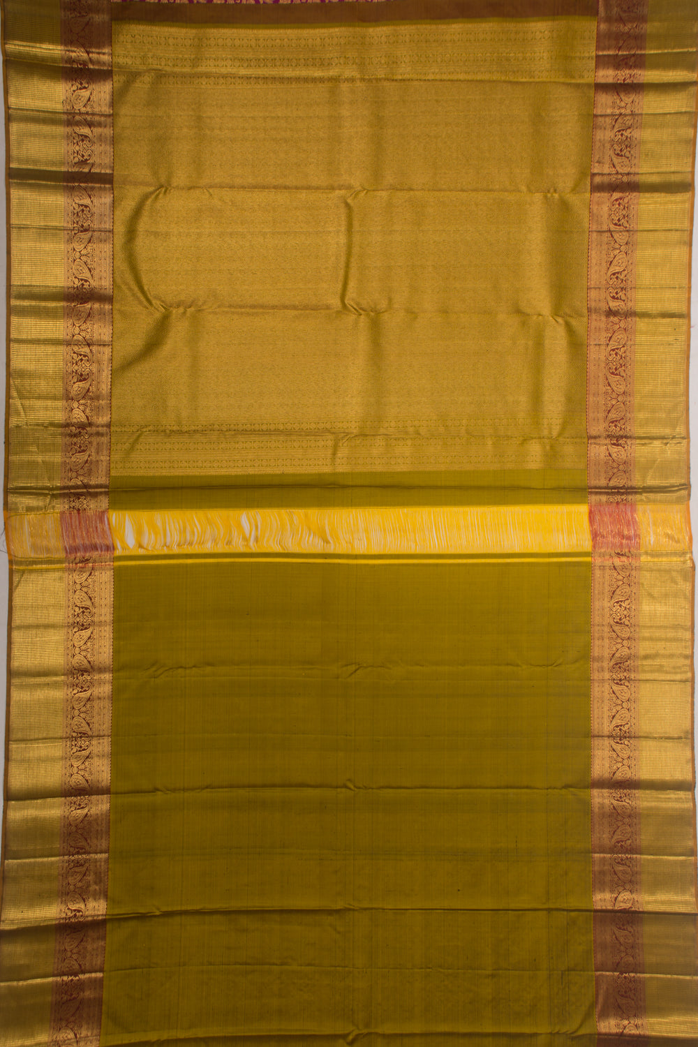 Kanchipuram Silk Brocade Pink Saree