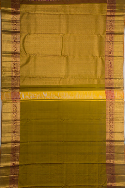Kanchipuram Silk Brocade Pink Saree
