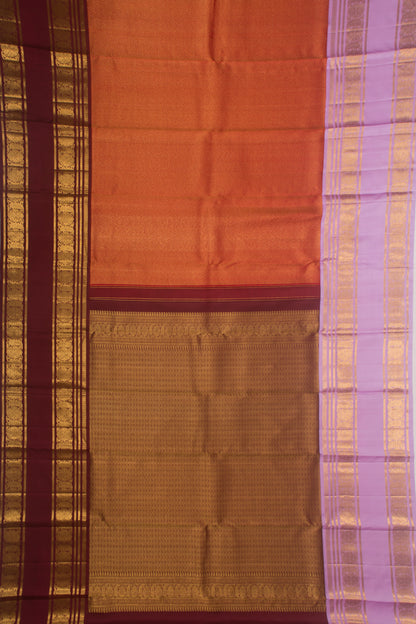 Kanchipuram Silk Brocade Red Saree