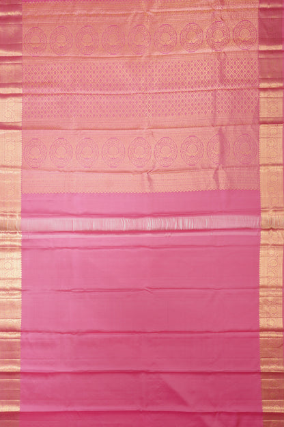 Taranga Kanchi Silk Brocade Pink Saree
