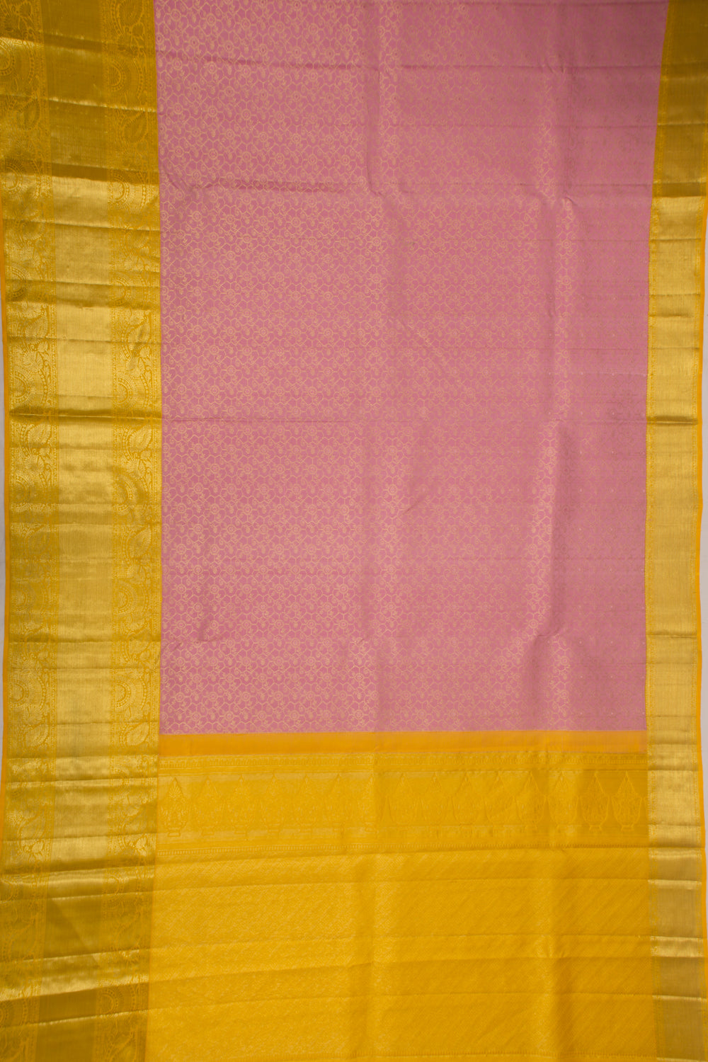 Taranga Kanchi Silk Brocade Baby Pink Saree