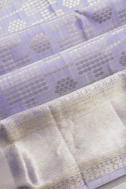 Taranga Kanchi Silk Brocade Lavender Saree