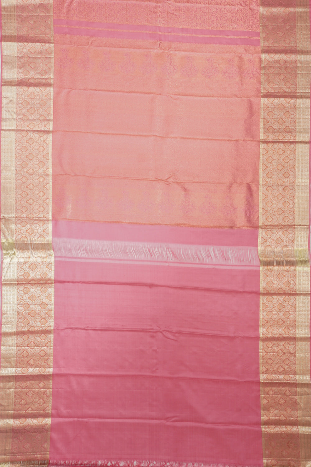 Taranga Kanchi Silk Brocade Pink Saree