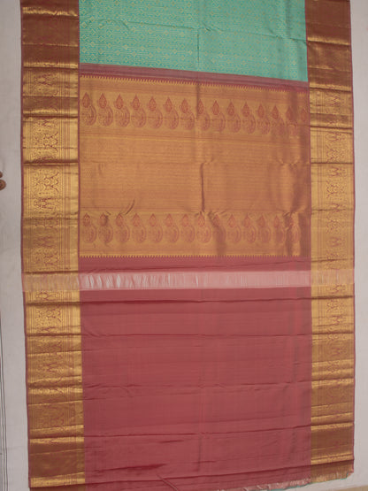 Taranga Kanchi Silk Sea Green Saree