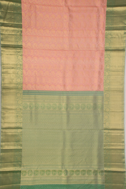 Taranga Kanchi Silk Brocade Baby Pink Saree