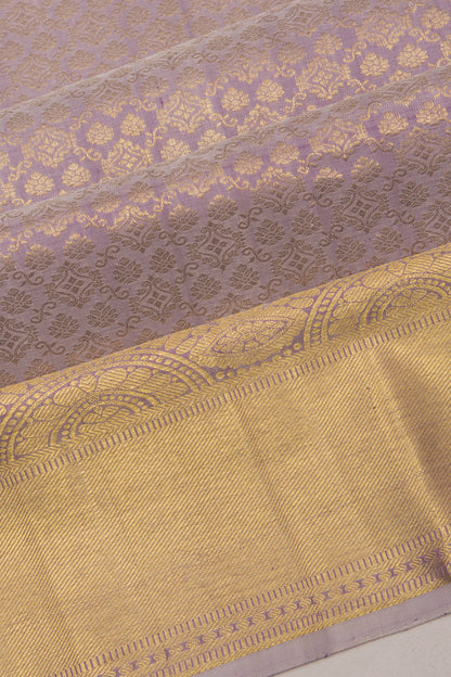 Taranga Kanchi Silk Brocade Lilac Saree