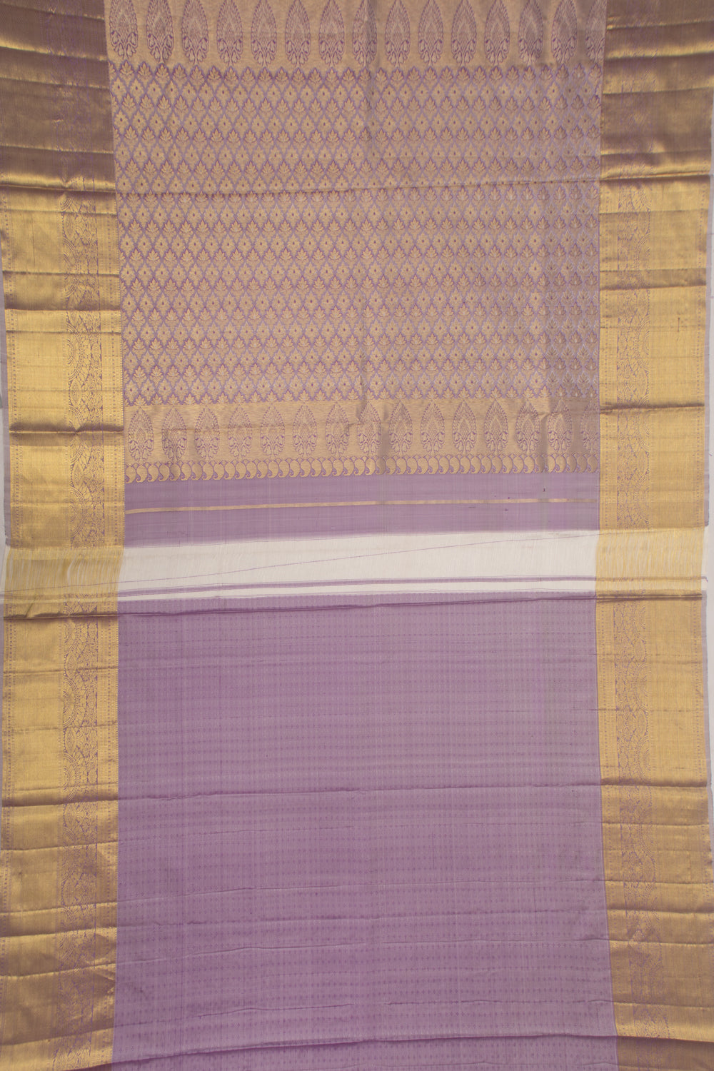 Taranga Kanchi Silk Brocade Lilac Saree