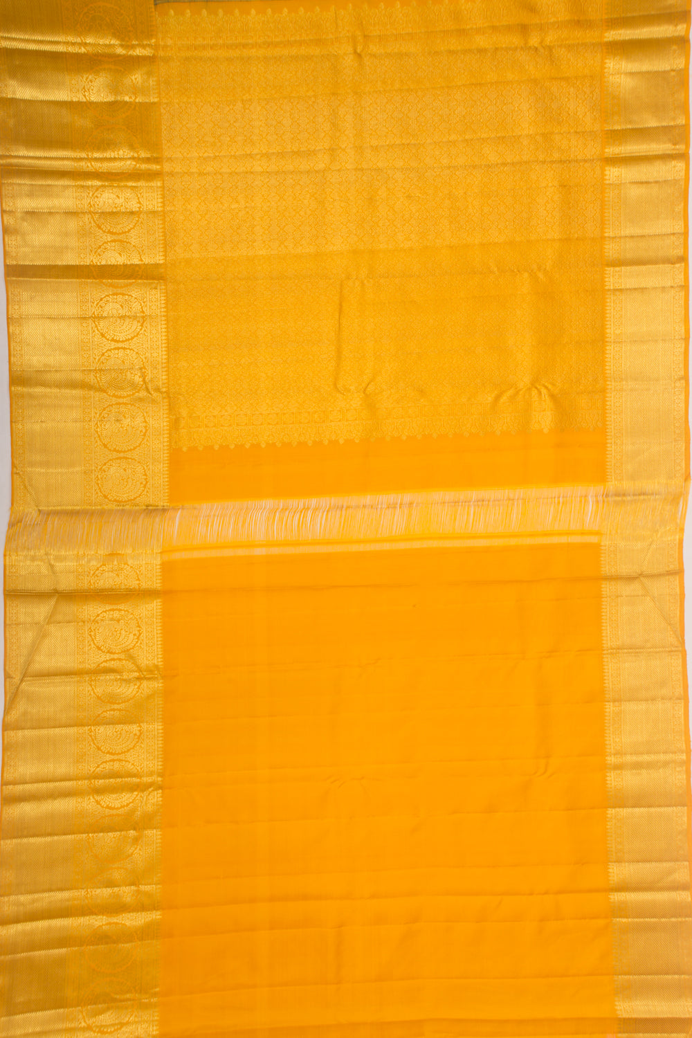 Kanchipuram Silk Brocade Teal Green Saree