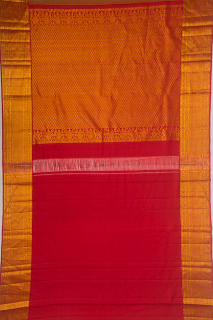 Kanchipuram Silk Brocade Green Saree
