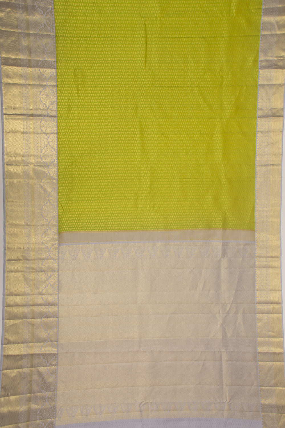 Kanchipuram Silk Brocade Green Saree