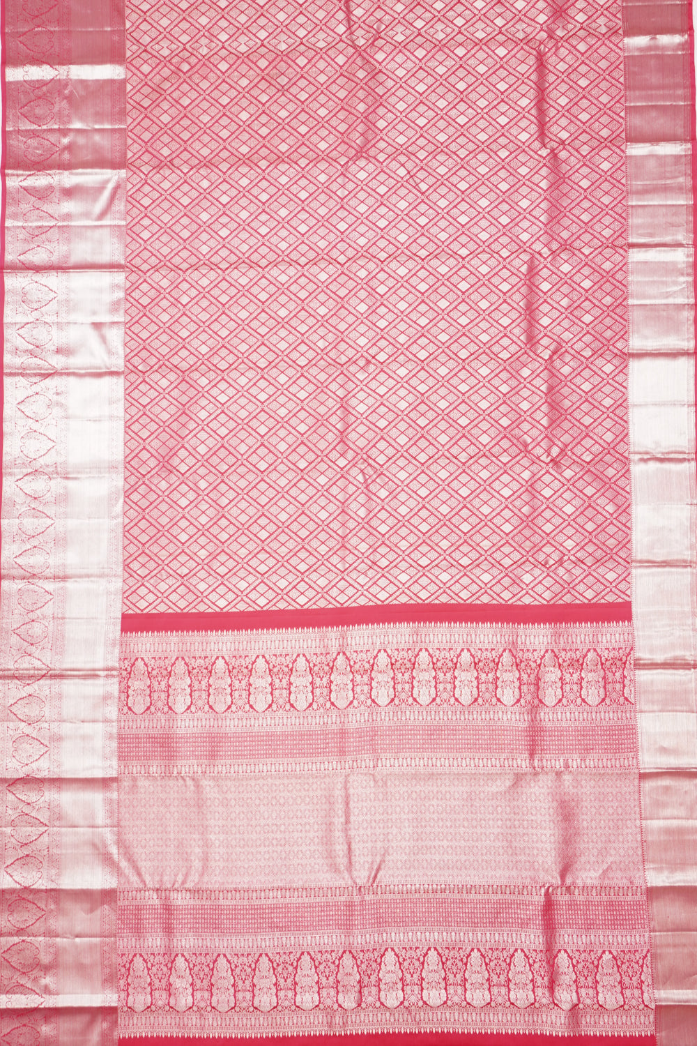 Taranga Kanchi Silk Brocade Pink Saree