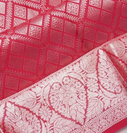 Taranga Kanchi Silk Brocade Pink Saree