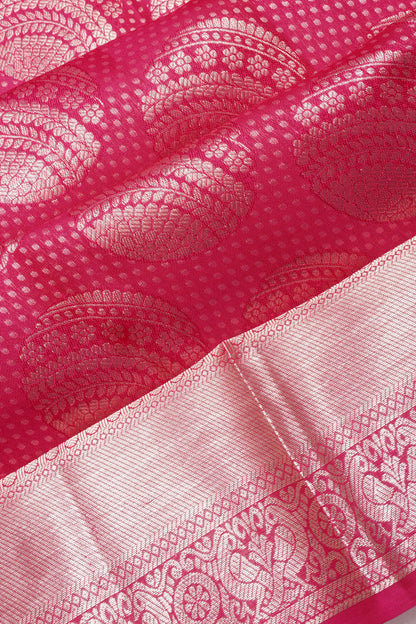 Taranga Kanchi Silk Brocade Pink Saree