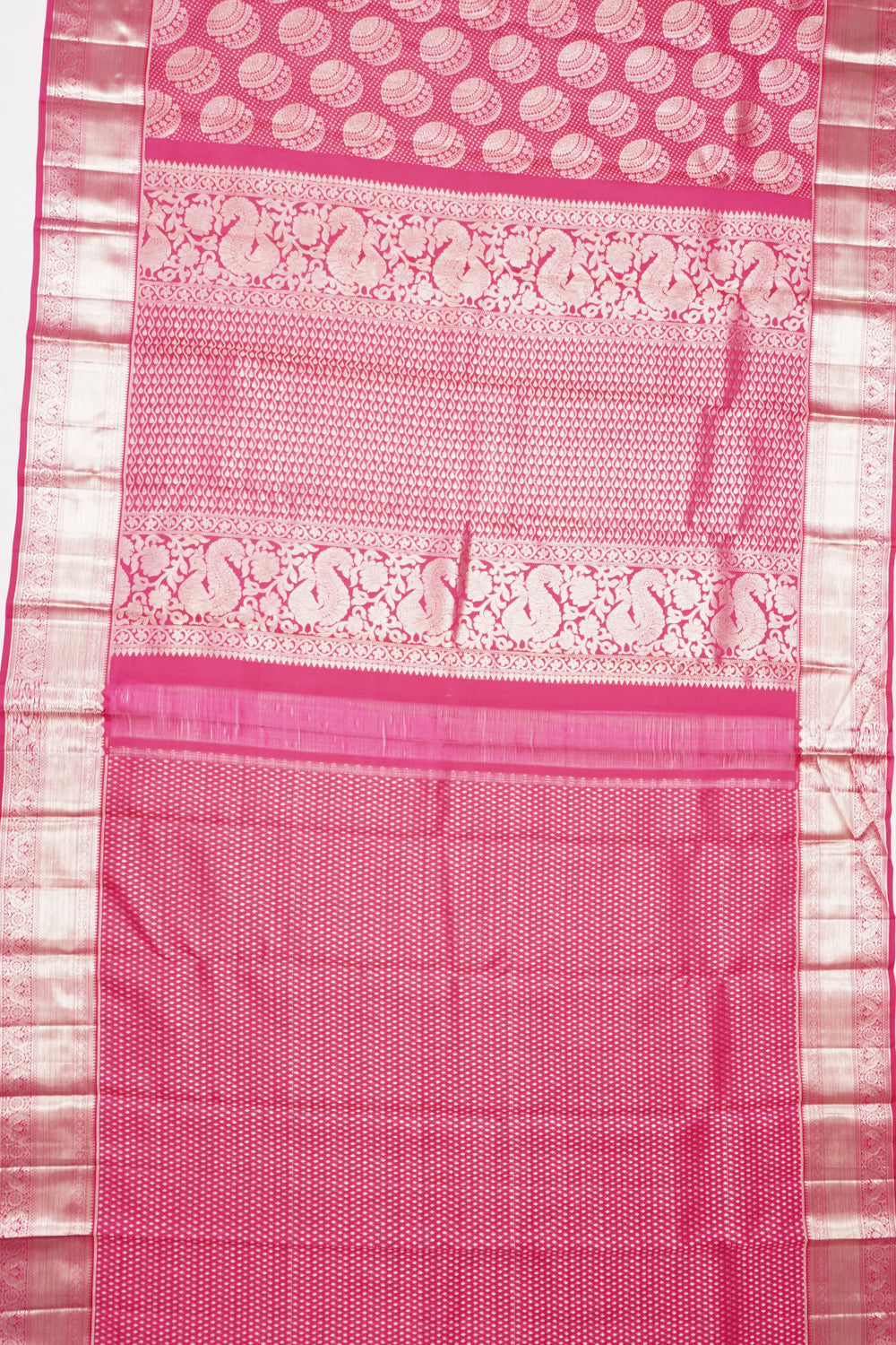 Taranga Kanchi Silk Brocade Pink Saree