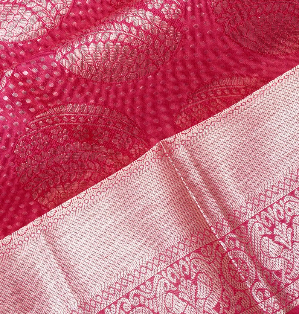 Taranga Kanchi Silk Brocade Pink Saree