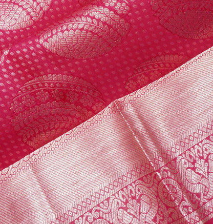 Taranga Kanchi Silk Brocade Pink Saree