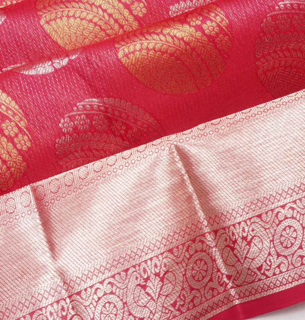 Taranga Kanchi Silk Brocade Pink Saree