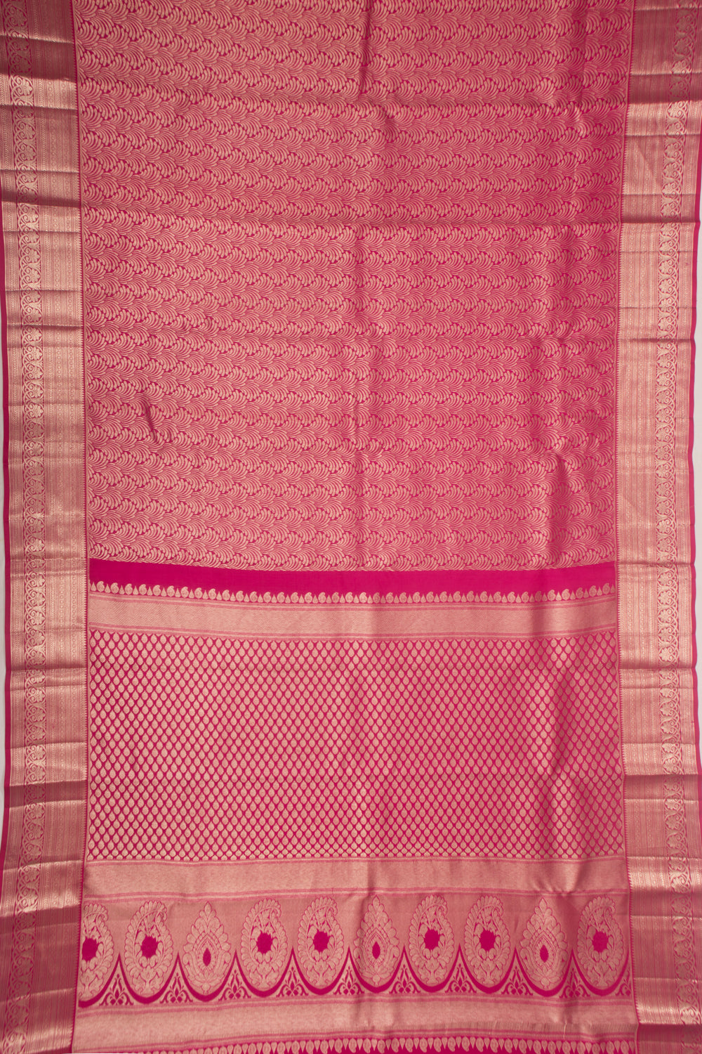 Taranga Kanchi Silk Brocade Pink Saree