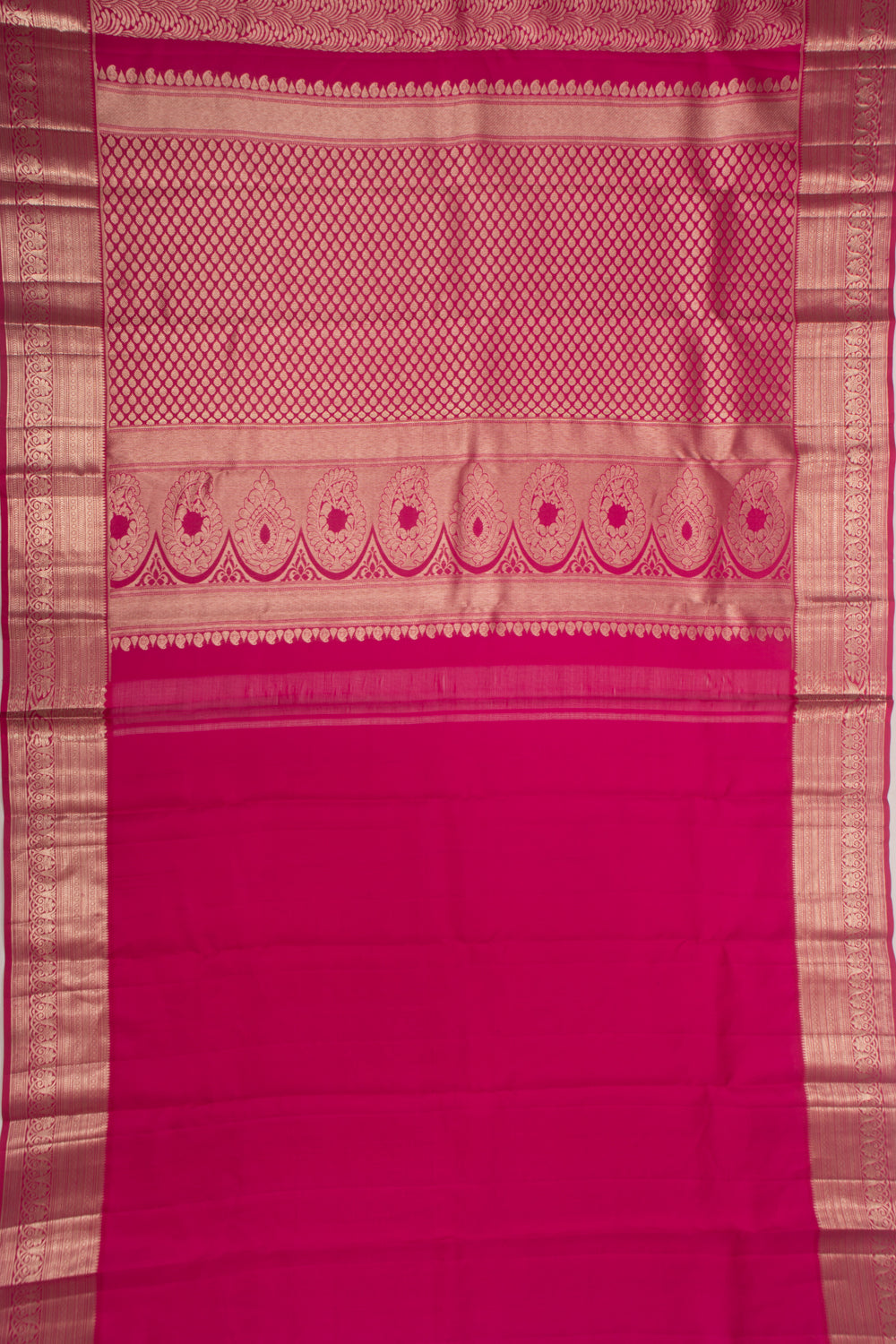 Taranga Kanchi Silk Brocade Pink Saree
