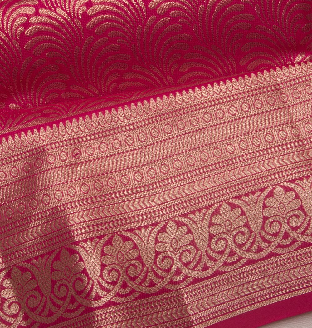 Taranga Kanchi Silk Brocade Pink Saree