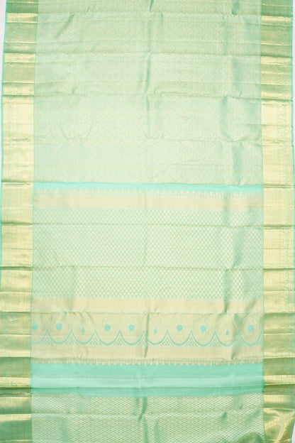 Taranga Kanchi Silk Brocade Sea Green Saree