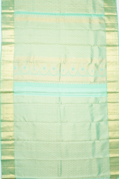 Taranga Kanchi Silk Brocade Sea Green Saree