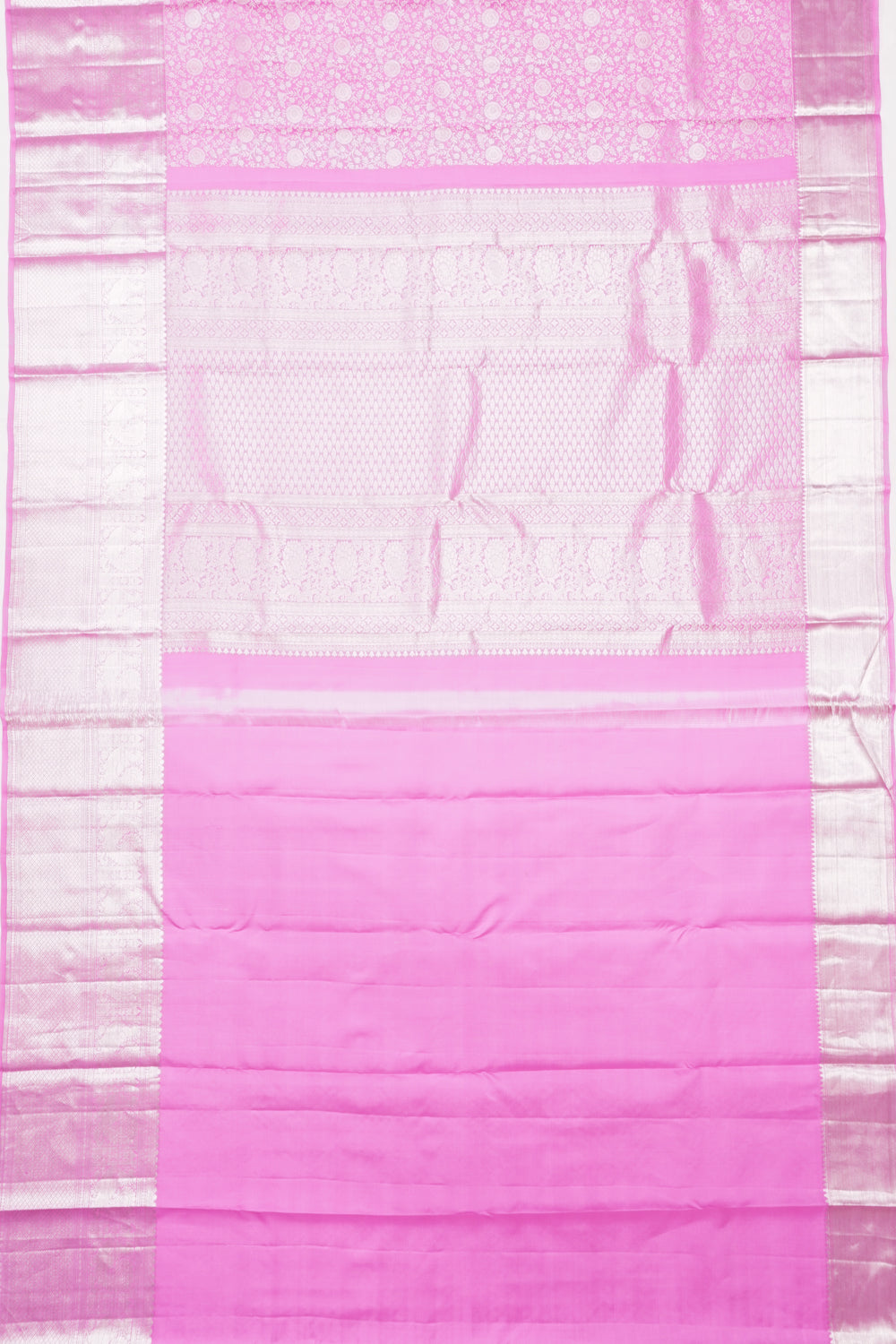 Taranga Kanchi Silk Brocade Pink Saree
