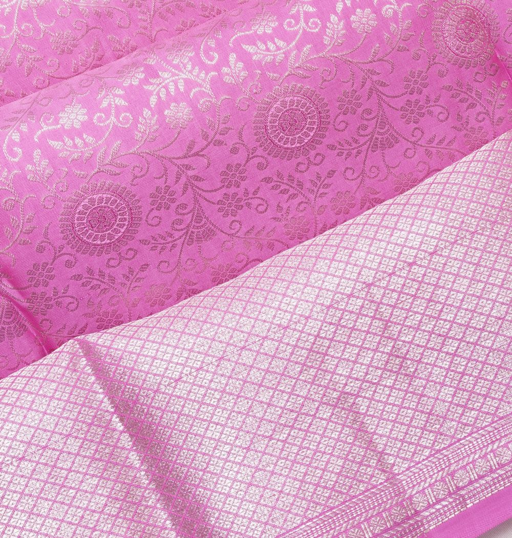 Taranga Kanchi Silk Brocade Pink Saree