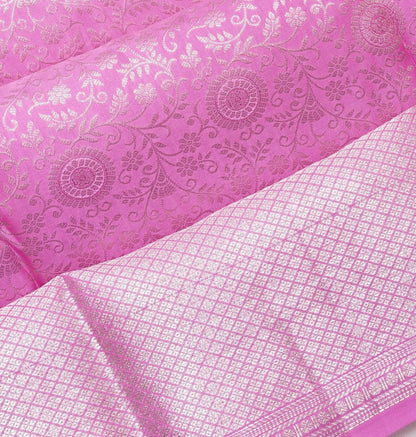 Taranga Kanchi Silk Brocade Pink Saree