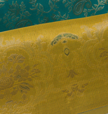 Taranga Kanchi Silk Brocade Sea Green Saree