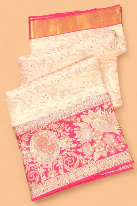 Taranga Kanchi Silk Brocade Brocade Saree