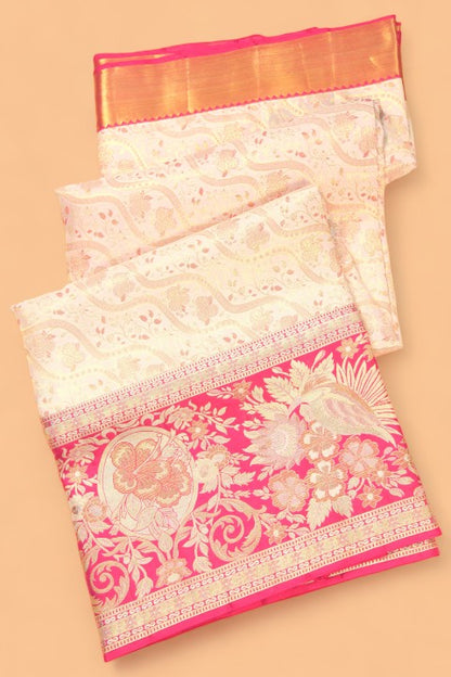 Taranga Kanchi Silk Brocade Brocade Saree