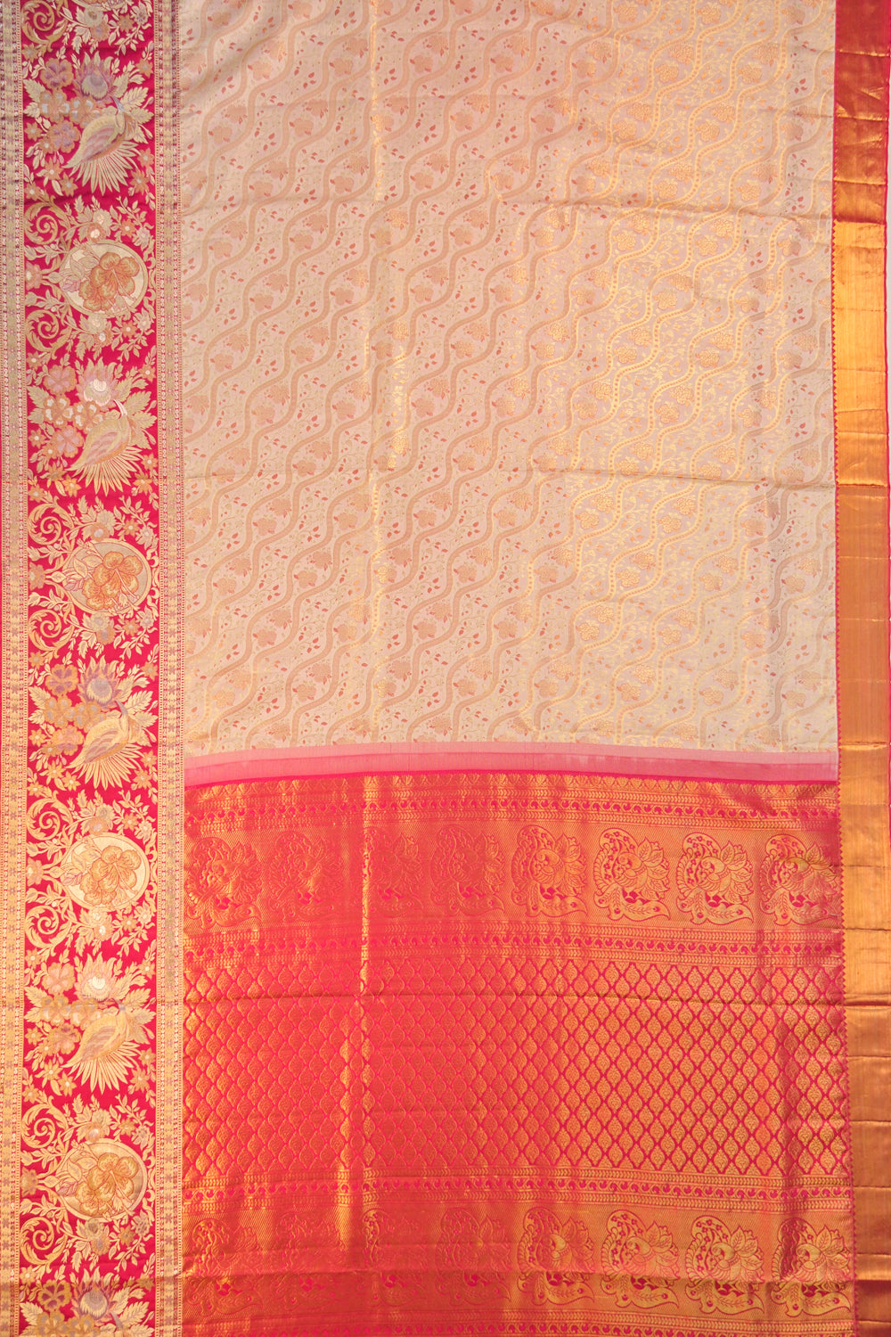 Taranga Kanchi Silk Brocade Brocade Saree