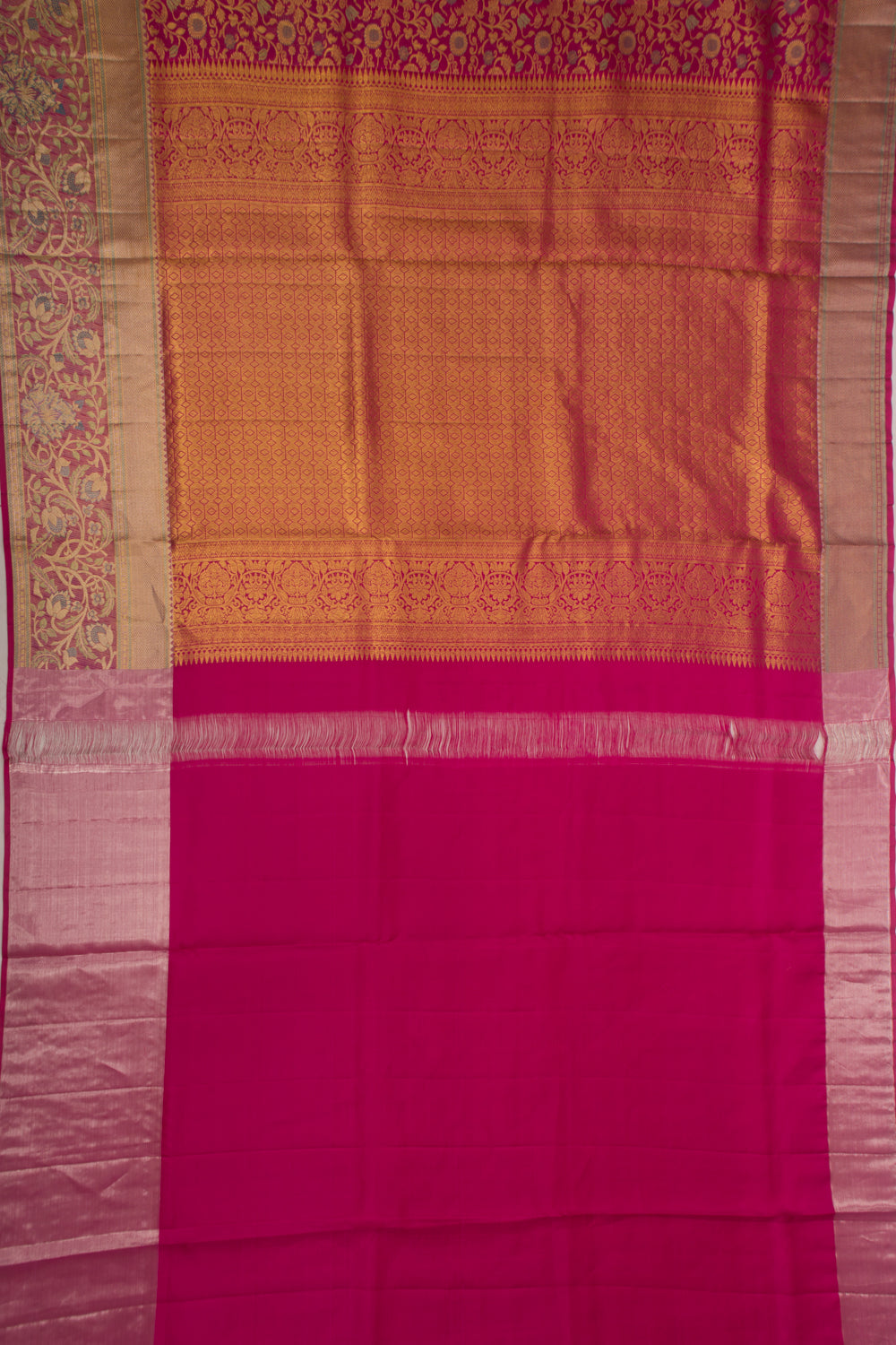Taranga Kanchi Silk brocade Pink Saree