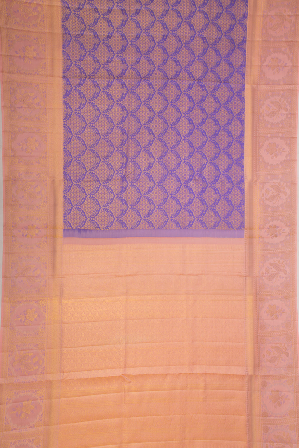 Taranga Kanchi Silk Brocade Blue Saree