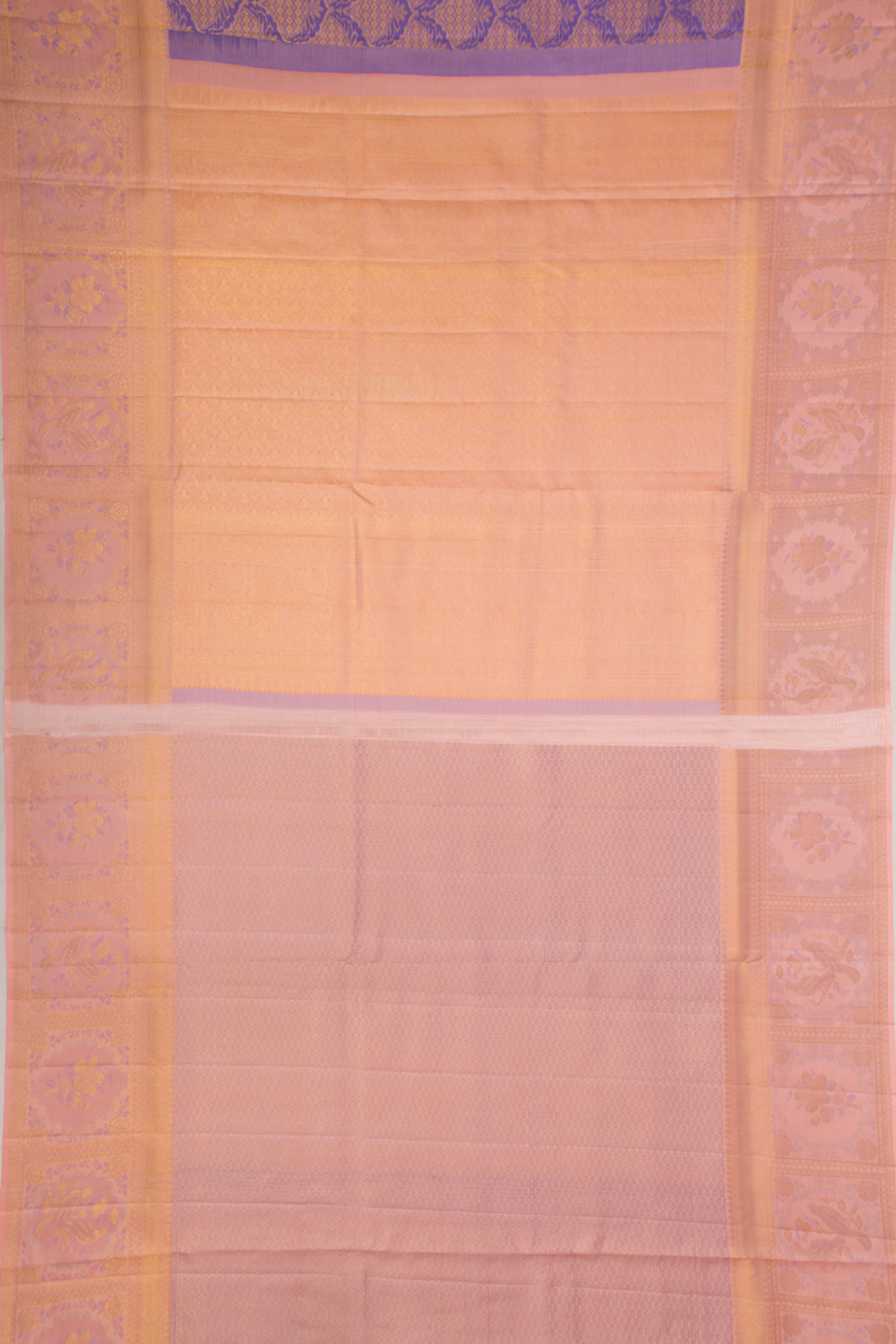 Taranga Kanchi Silk Brocade Blue Saree