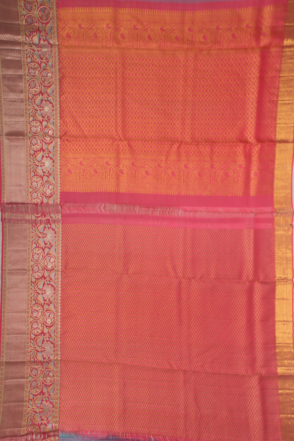 Taranga Kanchi Silk Brocade Sky Blue Saree