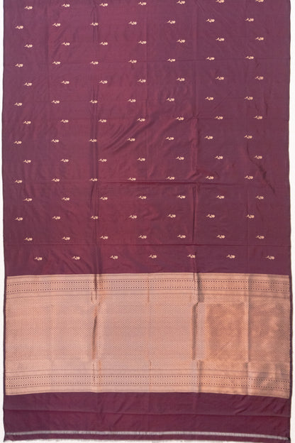 Banarasi Katan Silk Butta Purple Saree