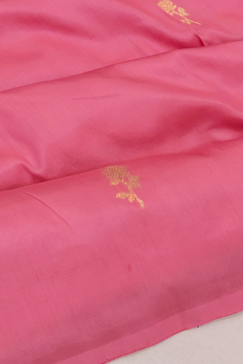 Banarasi Katan Silk Butta Pastel Pink Saree