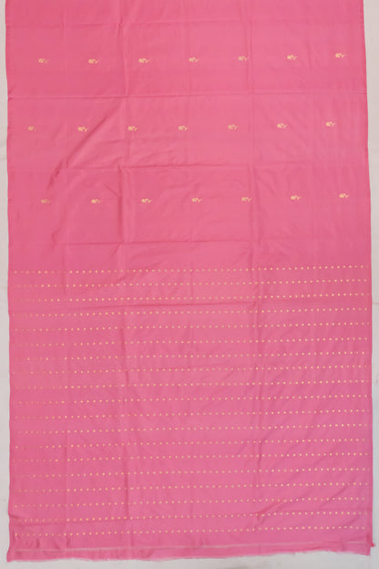 Banarasi Katan Silk Butta Pastel Pink Saree