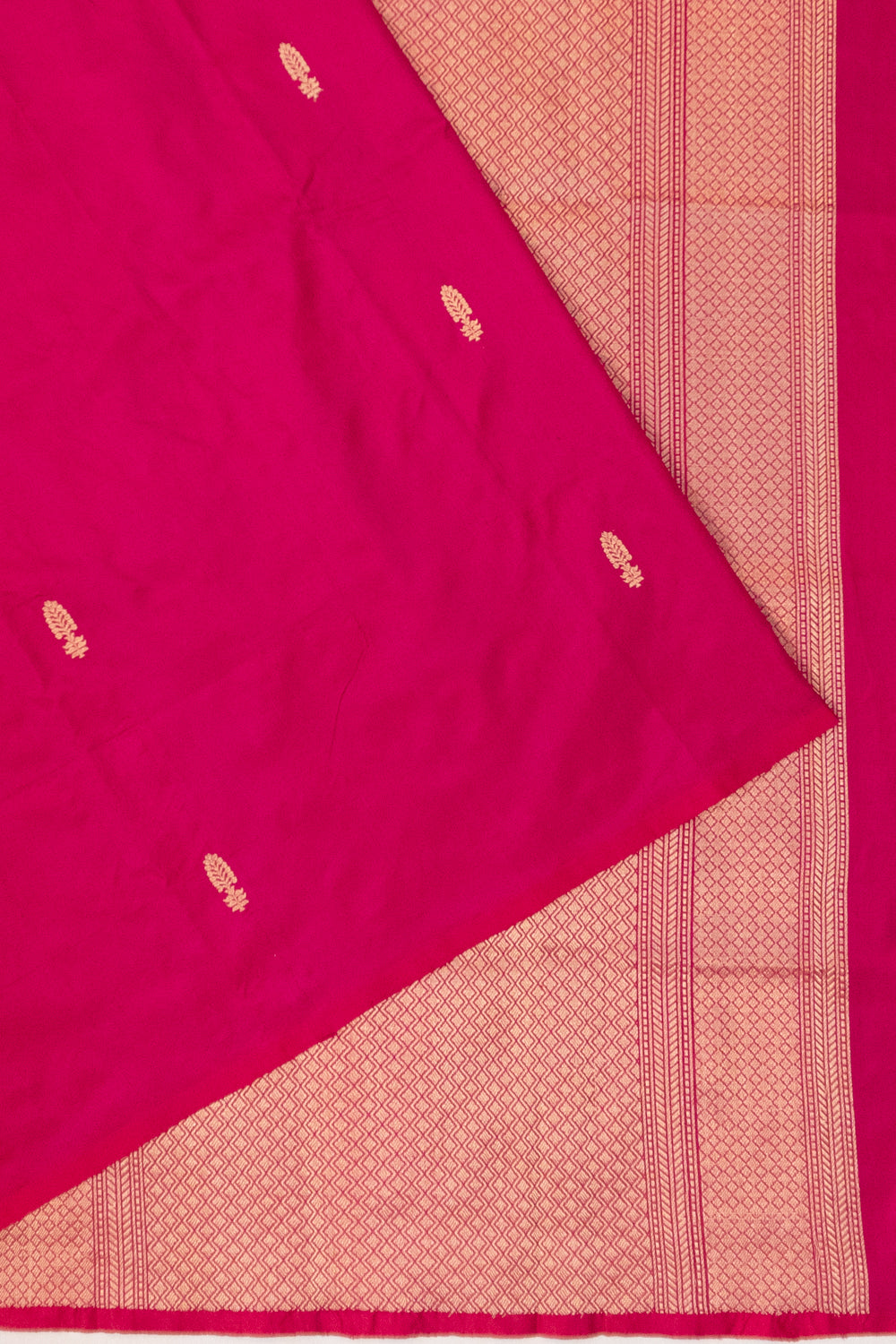 Banarasi Katan Silk Butta Pink Saree