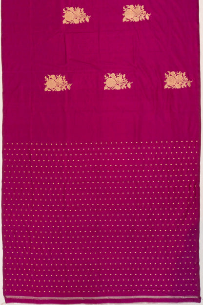 Banarasi Katan Silk Butta Purple Saree