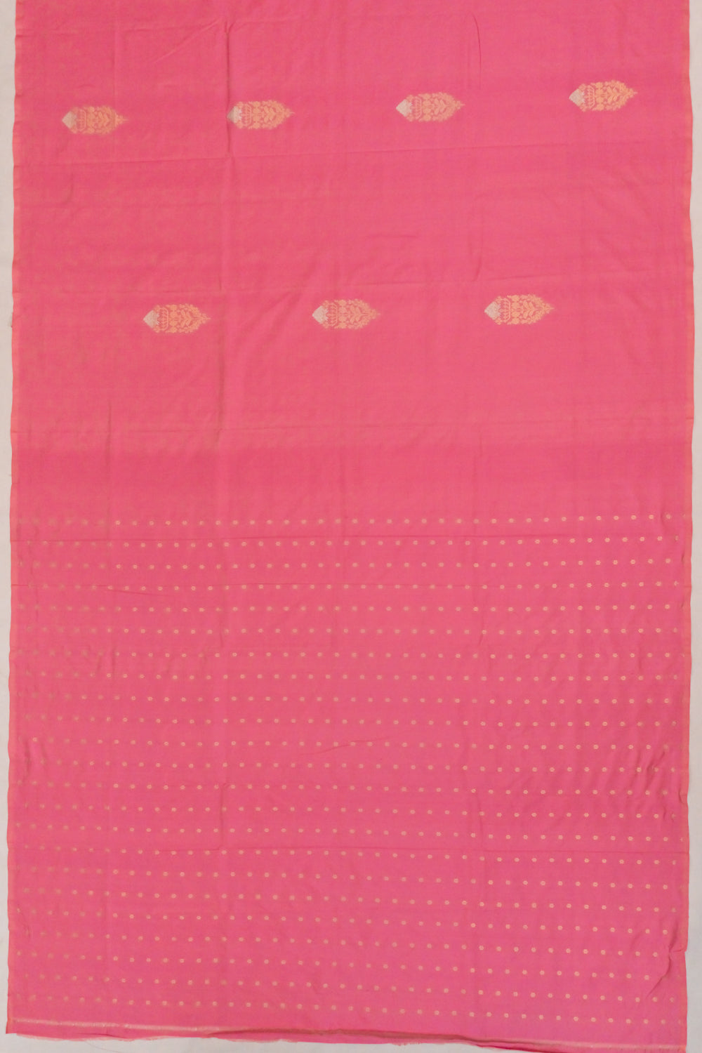 Banarasi Katan Silk Butta Pastel Pink Saree